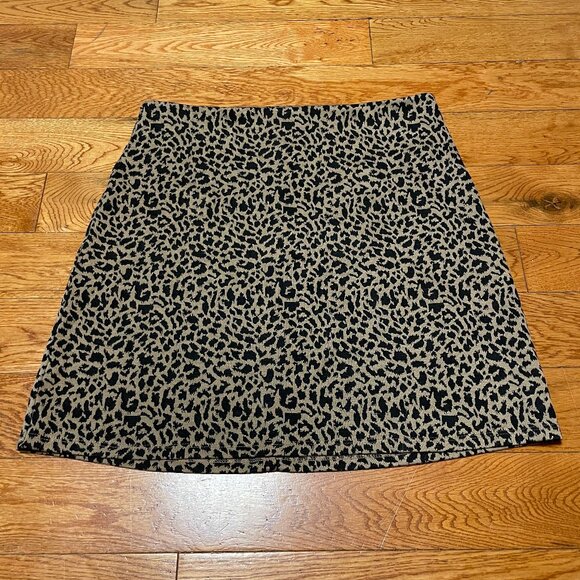 EUC Reformation  Suzie Skirt Size 8 Color Cheetah Print - Picture 2 of 4